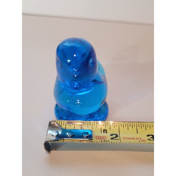 Blue Bird of Happy Glass Figurine Cobalt Blue - Picture 12 of 12